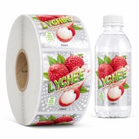 Étiquettes autocollantes personnalisées résistantes aux UV, imperméables, résistantes aux rayures, découpées à la forme, pour bouteilles et bocaux alimentaires, pour boissons aux fruits