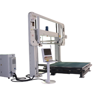 CNC horizontale Klinge Schaum kontur schneide maschine 3D-Schwammschneider