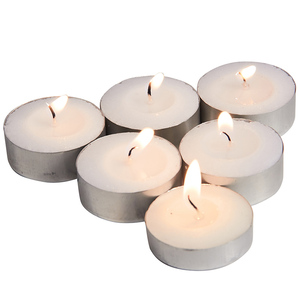 Made in China - Set of 50pcs in shrink wrapp white tealight mum with aluminum