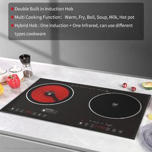 Calda ad alta potenza doppia stufa a induzione nuovo Design multifunzione 2 piani cottura elettrica impermeabile cucina in ceramica - Product Image 6
