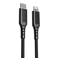 PD30W kabel USB 3.0, 8Pin ke Tipe C pengisian daya Cepat 2M MFi C94 untuk perangkat IOS berpelindung dengan Braid