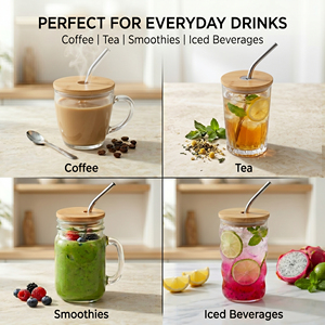 Vietnam WeWood Wooden Lids For Drinkware Brands Round Timber Tumbler Reusable Covers Mason Jar <b>Caps</b> with Straw Hole - Product Image 3