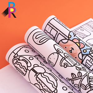 Libros para Colorear para Niños, Impresión Personalizada, <span class=keywords><strong>Libro</strong></span> <span class=keywords><strong>de</strong></span> Actividades <span class=keywords><strong>de</strong></span> Dibujo, Tapa Blanda, a Todo Color, Producción para la Relajación - Product Image 2