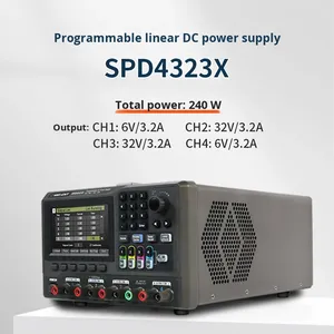 SIGLENT Alimentation programmable linéaire SPD4323X, quatre canaux, haute précision, affichage à cinq chiffres, 240W, résolution 1mv/1ma - Product Image 6