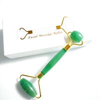 Fabricant de rouleaux de jade pour le visage, 100% naturels, en aventurine verte, DIY
