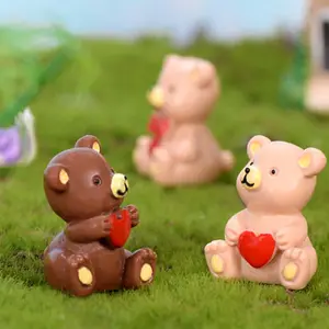 Phong Cảnh Lãng Mạn Đồ Chơi Trẻ Em Nhỏ Mini Fairy Garden Động Vật Phim Hoạt Hình Gấu