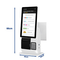 Grand supermarché Point de vente tout en un écran tactile Pc pour paiement Kiosque Machine Caissier Pos Paiement Terminal de collecte