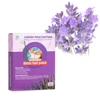 Patch pour les pieds Detox à base de plantes de haute qualité avec huile essentielle de lavande naturelle Prix de gros