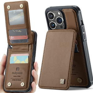 High Quality <b>iPhone</b> Case for 17Pro Card Holder <b>Stand</b> Business Card Slot Wallet Case for <b>iPhone</b> Shockproof Mobile Phone Accessory - Product Image 1
