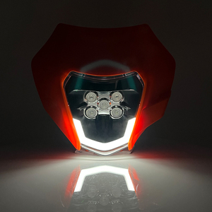 Para <span class=keywords><strong>KTM</strong></span> EXC SX <span class=keywords><strong>Duke</strong></span> <span class=keywords><strong>125</strong></span> 250 300 piezas de motocicleta LED Enduro faro placa carenado para Motocross <span class=keywords><strong>Super</strong></span> Moto Dirt Lighting - Product Image 3