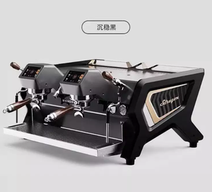 เครื่องชงกาแฟกึ่งอัตโนมัติ SDRAGON-SAT, หม้อต้มคู่ หน้าจอสัมผัส 4.3 นิ้ว เครื่องทำเอสเพรสโซ 2 หัวชง - Product Image 1