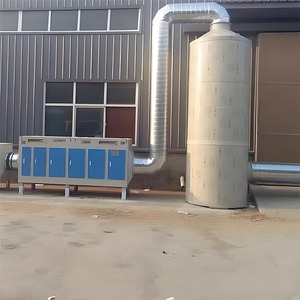 Depurador de aire de torre de pulverización de absorción de purificación de gas de placa ciclónica OEM PP para limpieza de polvo y pulverización de Torre 28 - Product Image 3