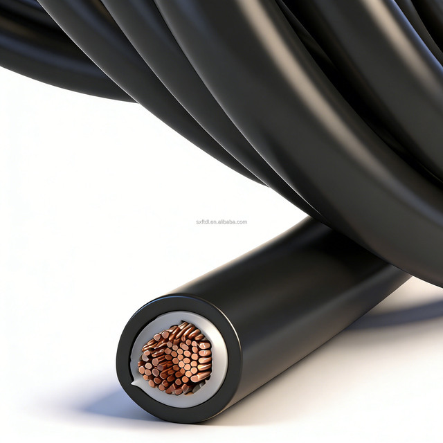 DC Solar Cable 4/6/8/10/12AWG TUV Certification Type Solar Panel Extension Wire 90℃ Sunlight Resistant Solar Kabel Power Cable