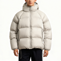 Veste matelassée en duvet personnalisée pour homme avec masque balaclava, style urbain décontracté, vêtements d'hiver européens, protection contre le froid et le vent pour les activités de plein air