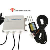 Logiciel serveur Lora Lorawan Capteur de température, d'humidité et de conductivité électrique du sol 3 en 1 avec étanchéité IP68 et sortie RS485