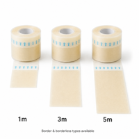 Pansement hydrocolloïde en feuille avec couche adhésive thermofusible, pansement imperméable pour cheville, découpe personnalisée, rouleau hydrocolloïde