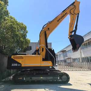 Excavatrice lourde Hyundai 220LC-9S d'occasion de 20 à 22 tonnes sur chenilles avec moteur Daewoo à noyau du fabricant d'origine - Product Image 1