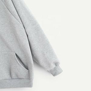 <b>Grey</b> Cotton <b>Fleece</b> Hoodie - Product Image 3