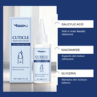 Crème dissolvante pour cuticules à base de gel MSJ Herbal 30 ml Adoucissement instantané Préparation des ongles pour la manucure Salon et usage domestique