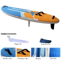 Planche de Windsurf en Fibre de Verre Thermoformée ASA Ridgeside Wholesale, Planche de SUP en Mousse EPS pour Voile de Windsurf