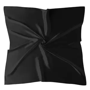 35 "Square Silk Like Head Scarf-Moda Feminina Cetim Lenço Bandana para Envolvimento Do Cabelo à Noite P03