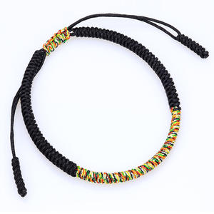 Amitié Fil À La Main Chanceux Macramé <span class=keywords><strong>Tibétain</strong></span> Hommes Corde Tressée Réglable <span class=keywords><strong>Bracelet</strong></span> <span class=keywords><strong>Bracelet</strong></span> - Product Image 6