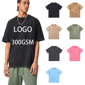 Camiseta Unisex Personalizada con Lavado Ácido, Estilo Boxy Oversize Vintage Streetwear, 100% Algodón, Estampada - Product Image 1