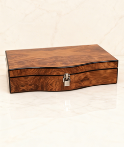 Lussuosa Scatola per Orologi in Legno Massiccio, Confezione Regalo con Logo Personalizzato, Interno in Velluto e Custodia Portaorologi - Product Image 6