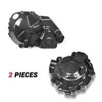 Pour S1000RR S1000R M1000RR M1000R 2019+ Protections d'embrayage gauche et droite en fibre de carbone texturée, pièces de moto