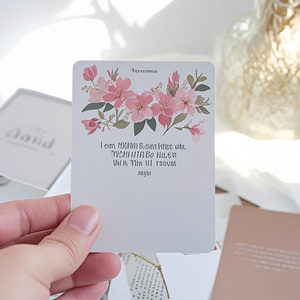 Đầy đủ màu sắc sâu cảm ơn bạn thẻ kết nối khẳng định thẻ boong in ấn tùy chỉnh thiết kế của riêng bạn tùy chỉnh thẻ trò chơi với hộp - Product Image 2