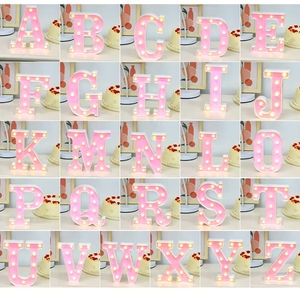 Groothandel Aanpasbare Roze Led Digitale Verlichting Waterdicht Engels Brief Huwelijksfeest Verjaardag Valentijnsdag Voorstel - Product Image 2