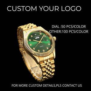 Montre-bracelet à quartz pour <span class=keywords><strong>homme</strong></span>, bracelet en acier inoxydable, <span class=keywords><strong>style</strong></span> minimaliste professionnel, avec affichage de la semaine - Product Image 6