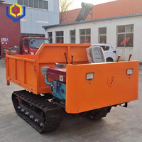 Vente directe usine – Mini-dumper chenillé diesel 20 CV à couple élevé, capacité 2 tonnes