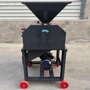 เครื่องบดเมล็ดข้าวโพดและถั่วลิสงแบบลูกกลิ้งคู่ ควบคุมด้วย PLC ความจุสูง พร้อมมอเตอร์และตลับลูกปืนอัตโนมัติ 220V - Product Image 4