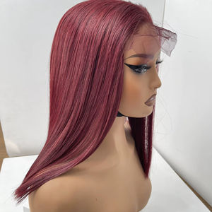 Articles de vente chauds perruque Extensions de cheveux humains fermeture à lacet transparente os droit 100% cheveux vietnamiens couleur personnalisée en gros - Product Image 1