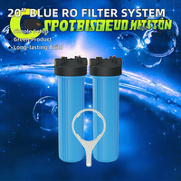 Sistema de Filtración de Agua Industrial de Polipropileno GAC de 2 Etapas, 2.5*20 Pulgadas, para Uso en Interiores y Exteriores, Venta al Por Mayor