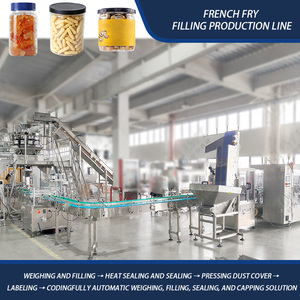 สายการบรรจุภัณฑ์พลาสติก LWT BPH สำหรับบรรจุอาหารรูปแท่งเช่นเฟรนช์ฟรายส์ พร้อมเครื่องชั่งน้ำหนักและโต๊ะสะสมอาหาร รวมถึงมะเขือเทศ - Product Image 1