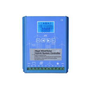 ตัวควบคุมเครื่องกำเนิดไฟฟ้าพลังงานลม 1200W 12V 24V 48V MPPT ตัวควบคุมการชาร์จพลังงานลมและพลังงานแสงอาทิตย์ ตัวควบคุมพลังงานลมและโซลาร์เซลล์แบบไฮบริด - Product Image 3