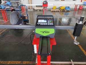 Xách tay mini <span class=keywords><strong>CNC</strong></span> <span class=keywords><strong>Plasma</strong></span> máy cắt bàn oxy ngọn lửa ngọn đuốc kép 220V 50Hz nguồn điện thông minh tổ đọc USB mang động cơ - Product Image 3