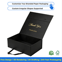 Emballage de boîte magnétique personnalisée de qualité supérieure, emballage de boîte rigide de luxe, emballage de boîte en carton de luxe, finition mate