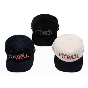 Gorra Snapback de Corduroy Personalizada con Visera Plana, Logotipo Bordado 3D OEM, Estilo Vintage, Sin Estructura, Gorra de Béisbol Streetwear al por Mayor - Product Image 5