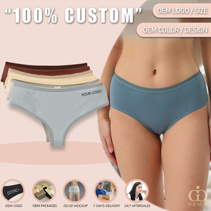 Mutandine da <span class=keywords><strong>donna</strong></span> in cotone pettinato a vita media spesse mutandine da <span class=keywords><strong>donna</strong></span> per <span class=keywords><strong>donna</strong></span> - Product Image 2