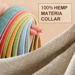 Großhandel neues Design umwelt freundliche Hanf Hunde halsband hypo allergenes weiches Haustier halsband für Hunde - Product Image 4
