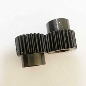OEM pequeño preciso acero/latón/plástico doble helicoidal micro diámetro dibujo metal fabricación engranaje recto - Product Image 2