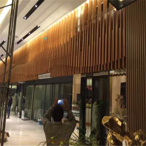 Plafond en aluminium avec impression par transfert de grain de bois, plaque en alliage d'aluminium pour décoration architecturale - Product Image 2