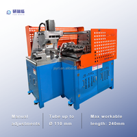 Machine automatique multi-stations en acier inoxydable pour le formage des extrémités de tubes, avec fonctions d'expansion, de sertissage, de rétrécissement et de roulage, pour tuyaux d'échappement à économie d'énergie