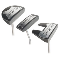 Putter de golf sur mesure OEM usiné CNC, poids réglable, en acier inoxydable, type mallet, pour droitier, vente en gros aux marques de golf