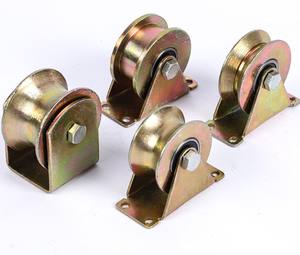 V/U/H Groove Acier Moderne Robuste Roulette Porte Coulissante Porte Rouleau Pression Roulement Poulie Rouleaux - Product Image 2