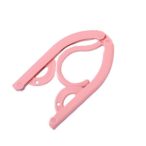 ราวแขวนผ้าพับได้ พลาสติกแบบพกพา ดีไซน์ปีกนก สำหรับการเดินทาง ใช้กลางแจ้งในหอพัก ราวตากผ้ากันลม - Product Image 5