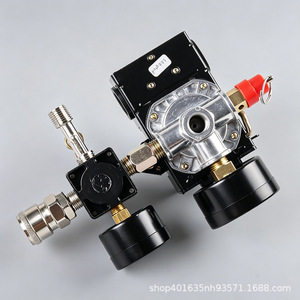 Válvula Reguladora de Presión para Compresor de Aire ZY con Manómetros y Interruptor Automático para Uso Industrial - Product Image 4